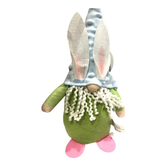 4pack cozy snuggly Easter bunny‎ theme pastel colored gnome plushies new - Picture 3 of 15